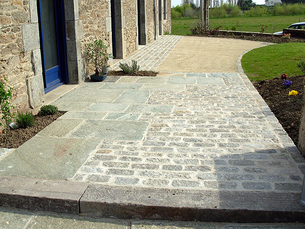 Dallage, terrasse, chape pavée à La Rochelle